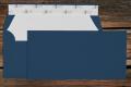 [16409190] Briefhüllen mit Seidenfutter DL 110x220 mm Haftklebend Jeans gerippt 100 g/qm